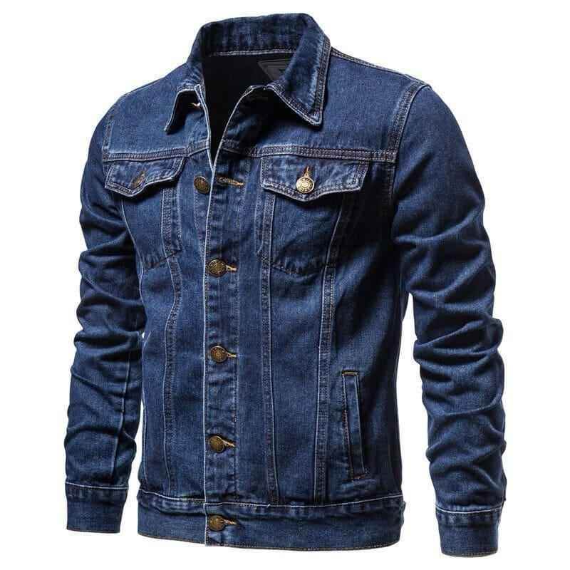 Blue denim jacket export quality - Premium Denim jacket from The Divine Shop - Just Rs.3999! Shop now at The Divine Shop