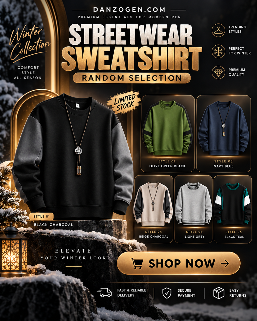 Surprise Box Streetwear SweatShirt – Stylish & Functional by Danzo Gen ...