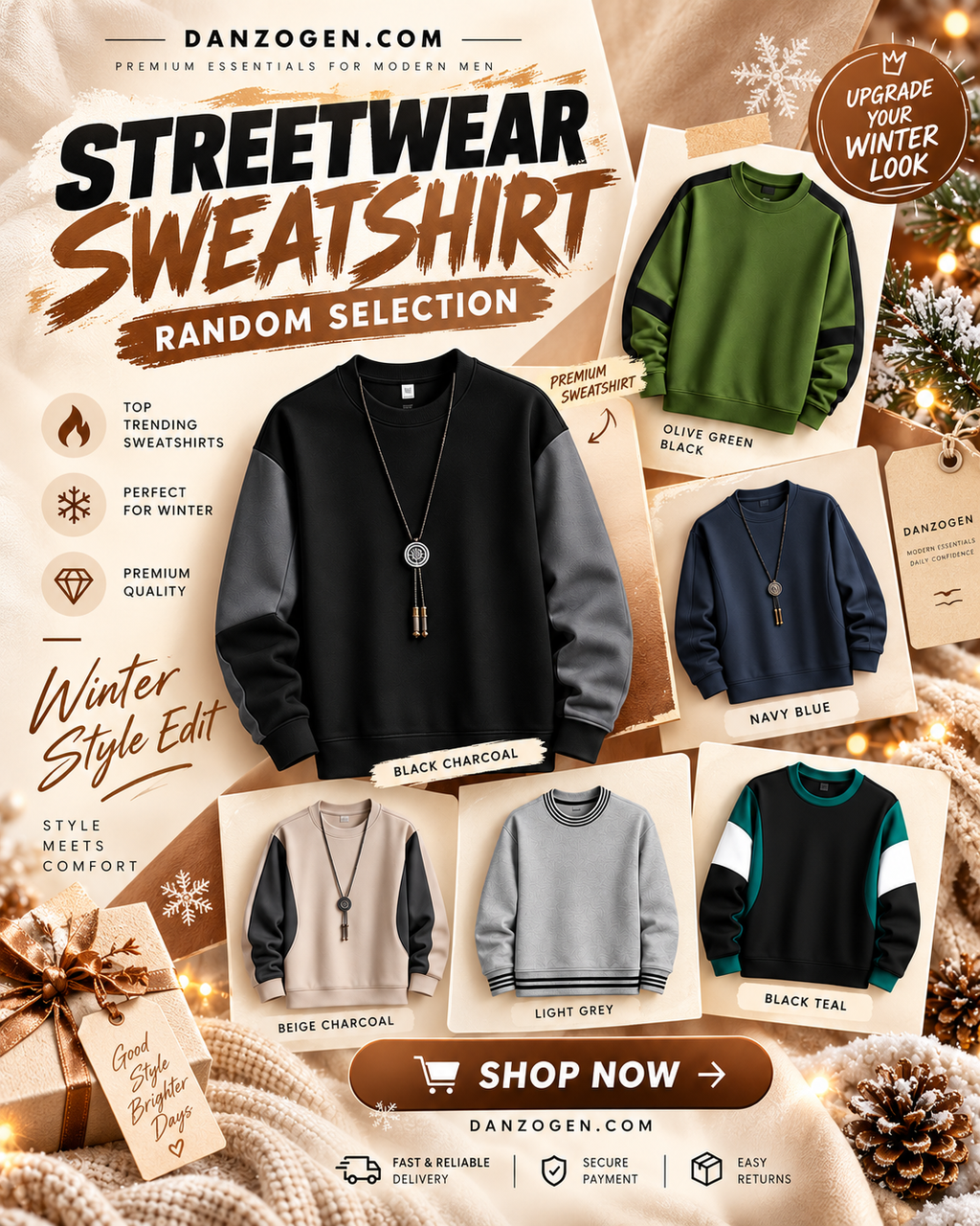 Surprise Box Streetwear SweatShirt – Stylish & Functional by Danzo Gen ...