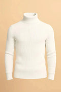 Basic white high neck turtleneck sweater - Premium High Neck from My Store - Just Rs.1999! Shop now at The Divine Shop