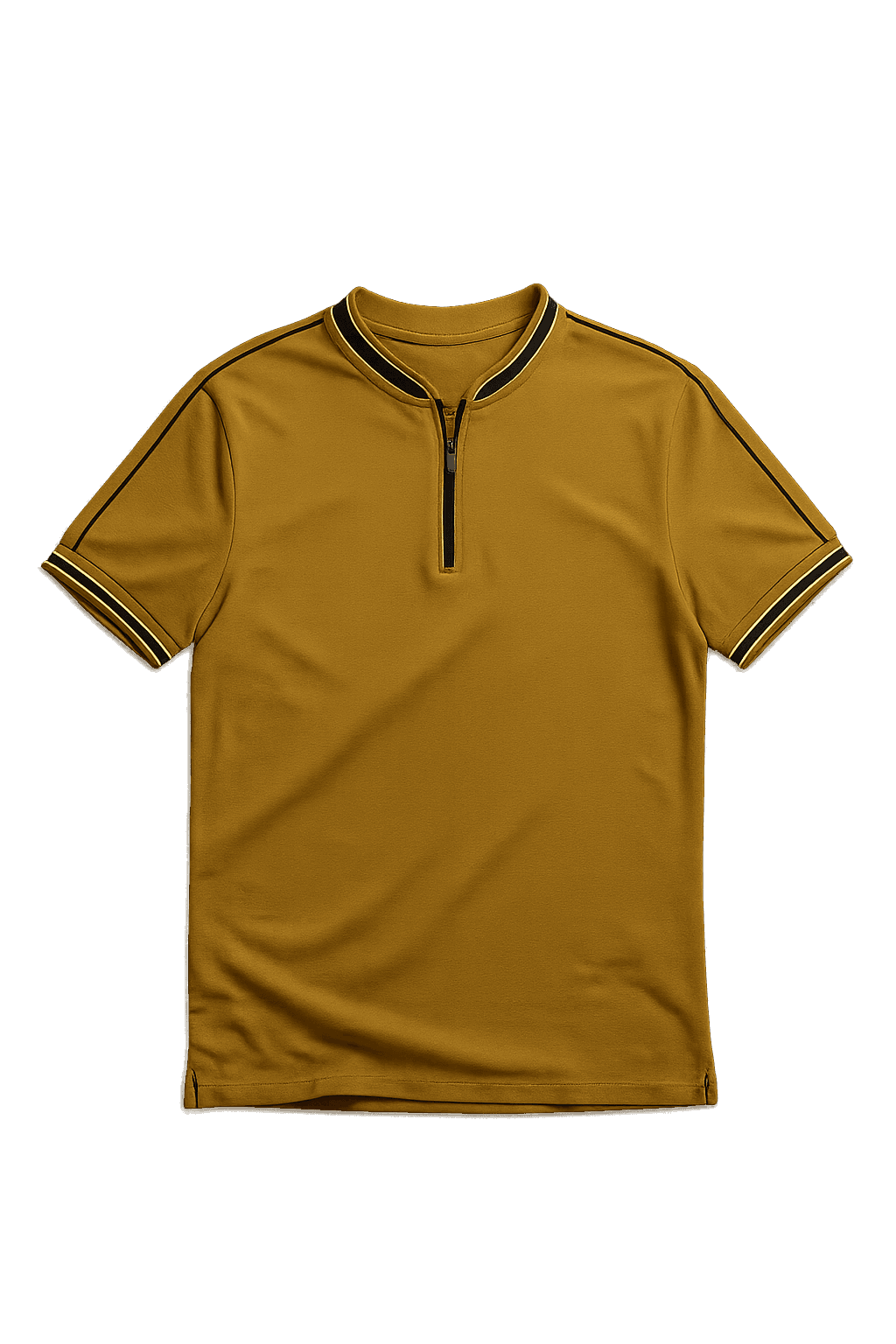 Mens brown madmext smoked polo neck - Premium Polo T-Shirt from The Divine Shop - Just Rs.1999! Shop now at The Divine Shop