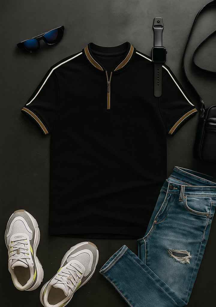 Men's polo shirts smoked polo - Premium Polo T-Shirt from The Divine Shop - Just Rs.1999! Shop now at The Divine Shop