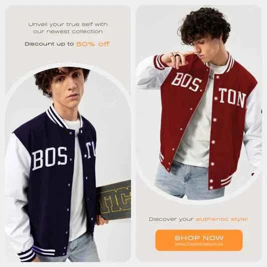 Surprise Box Varsity Baseball Jacket – Stylish & Functional by The Divine Shop - Premium Baseball Jacket from The Divine Shop - Just Rs.1999! Shop now at The Divine Shop