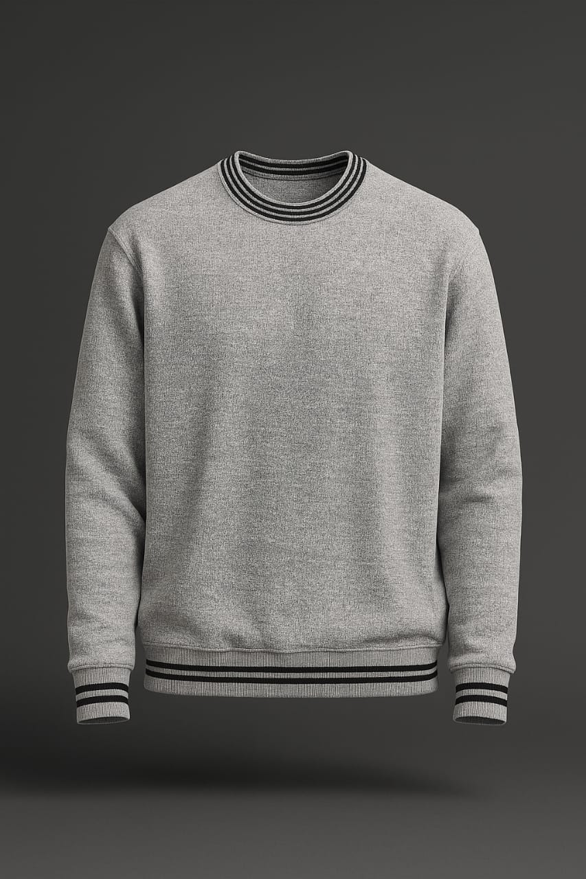 Twist Yarn Melanic Sweatshirt - The Divine Shop